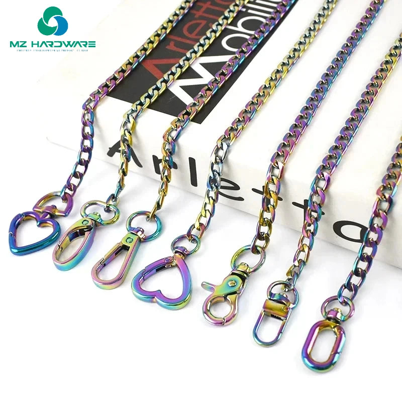 Custom 60/120 cm Other Bag Parts Accessories Metal Handbag Shoulder Strap Purse Chain Acrylic Bag Chain for Girls and Women