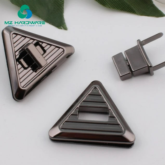 MZ Special Bag Parts & Accessories Metal Turn Lock Press Lock Purse Clasp Clutch & Clutch Lock for Bags & Purses