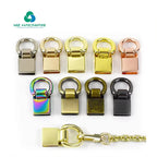 China Wholesale Handbag Hardware Connector Buckles for Bags d Ring Screw d Ring Side Clip Buckles d Ring Belt Buckles
