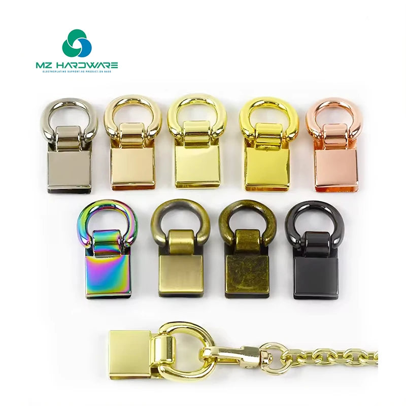 China Wholesale Handbag Hardware Connector Buckles for Bags d Ring Screw d Ring Side Clip Buckles d Ring Belt Buckles