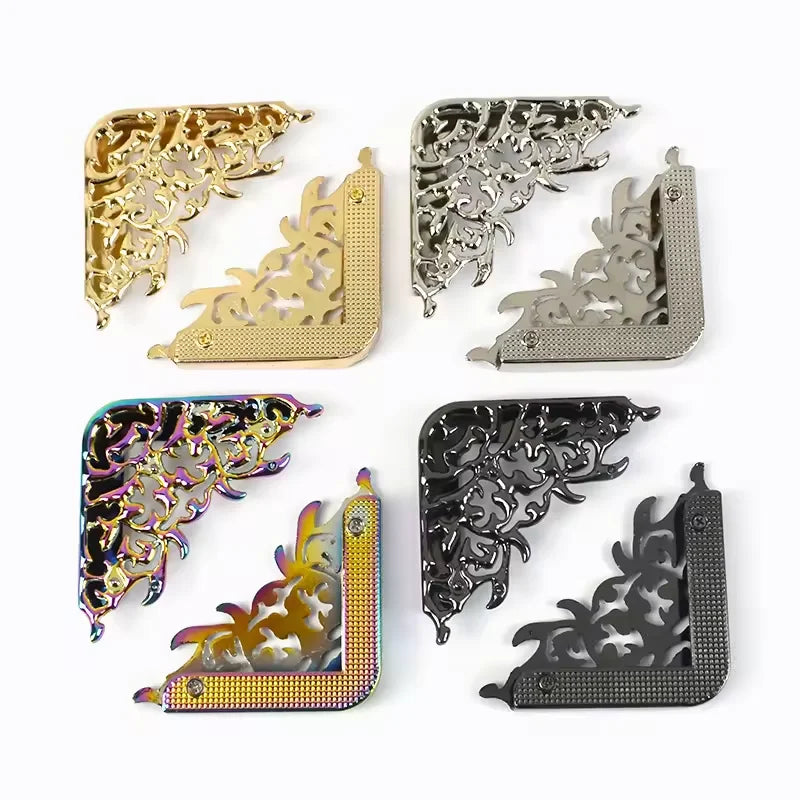 MZhardware Wholesale Price Metal Bag Corner Protector Metal Corner for Leather Bags Metal Corners for Books