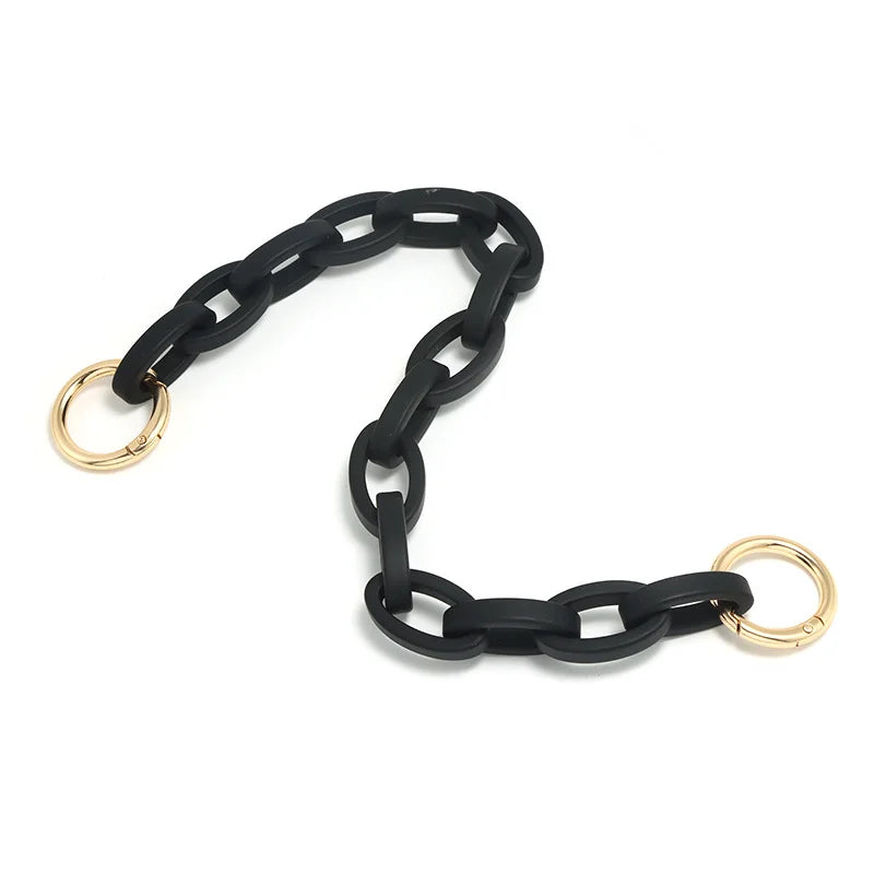 Factory Bag Strap Decorative Chain for Women Bag Plastic Connecting Accessories DIY Chain Detachable Colorfast Resin Chain