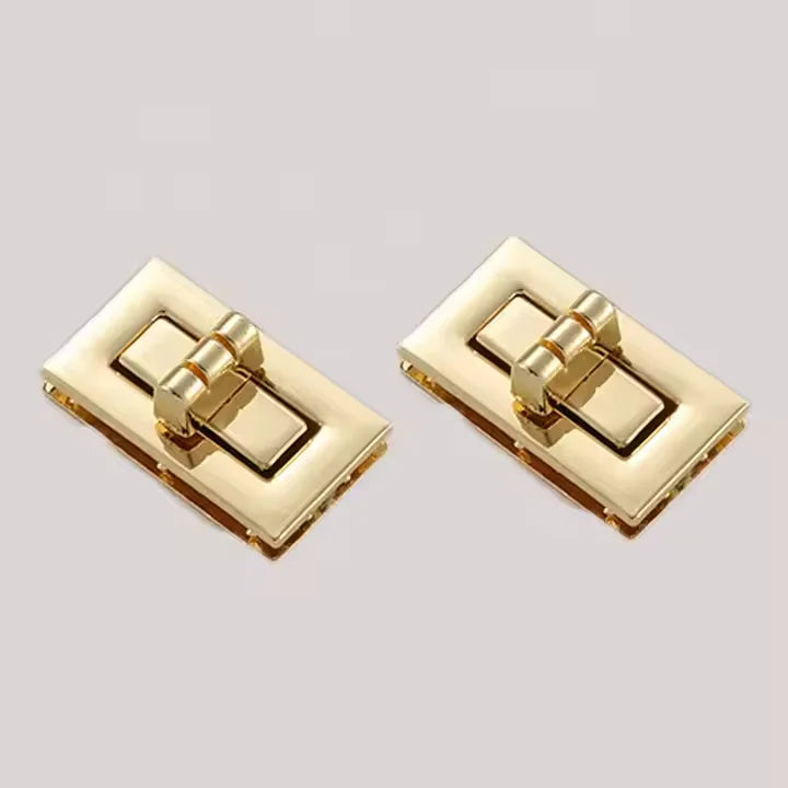 Metal Lock Buckle Diy Bag Accessories Bags Hardware Accessories Rectangle Lock for Leather Craft Women Bag