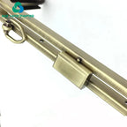 20.5cm Metal Purse Frame Women Handle Clutch Bag Accessories DIY Copper Black Light Gold HandBag Kiss Clasp Lock Hardware