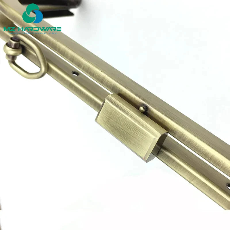 20.5cm Metal Purse Frame Women Handle Clutch Bag Accessories DIY Copper Black Light Gold HandBag Kiss Clasp Lock Hardware