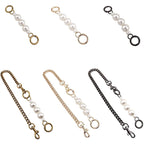 Fashion Bag Stray DIY Large Pearl Purse Handle Bag Pendant Handbag Chain Replacement Accessories Decorative Strap Bucket Bag