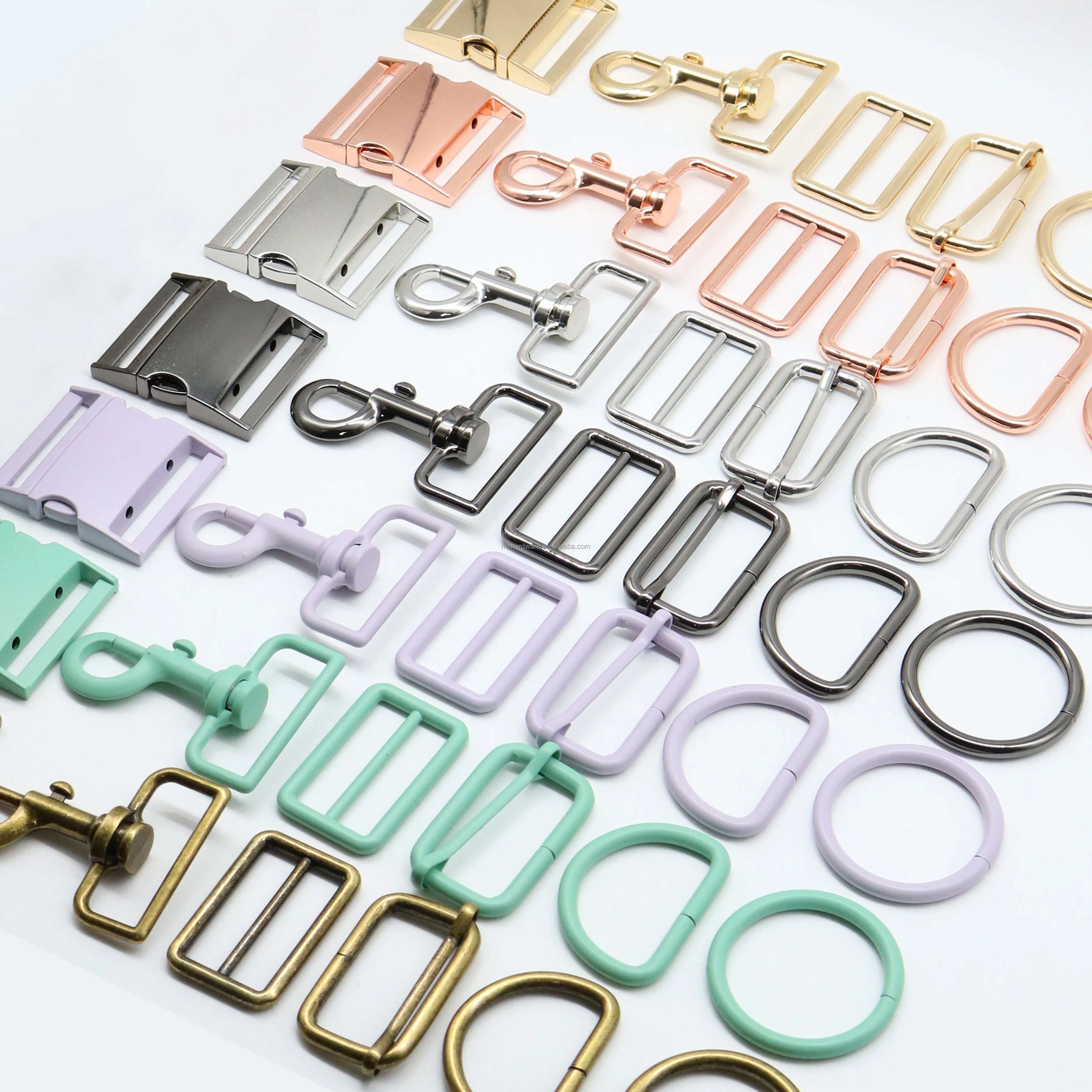 MZhardware High Quality Metal Buckle Dog Collar Premium Pet Collar Hardware Special Bag Parts & Accessories 6 Piece/set