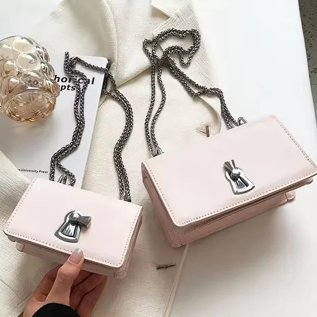 Fashionable Decoration Clip Purse Closure Alloy Turn Lock Metal Square Bag Lock Twist Lock for Handbags