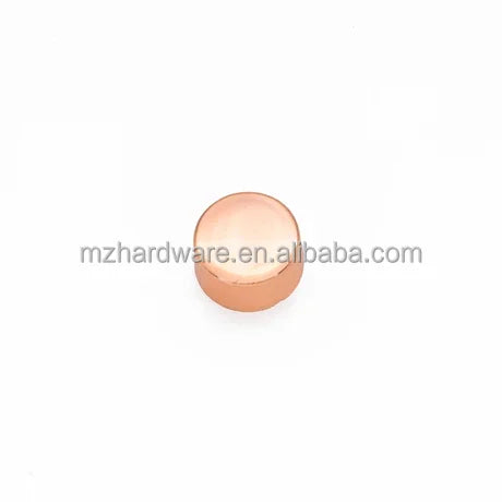 Cloxy Luxury Leather Handbag Accessories Rounded Metal Feet Studs with Bottom Screw Back Bag Button Studs for Purse Making