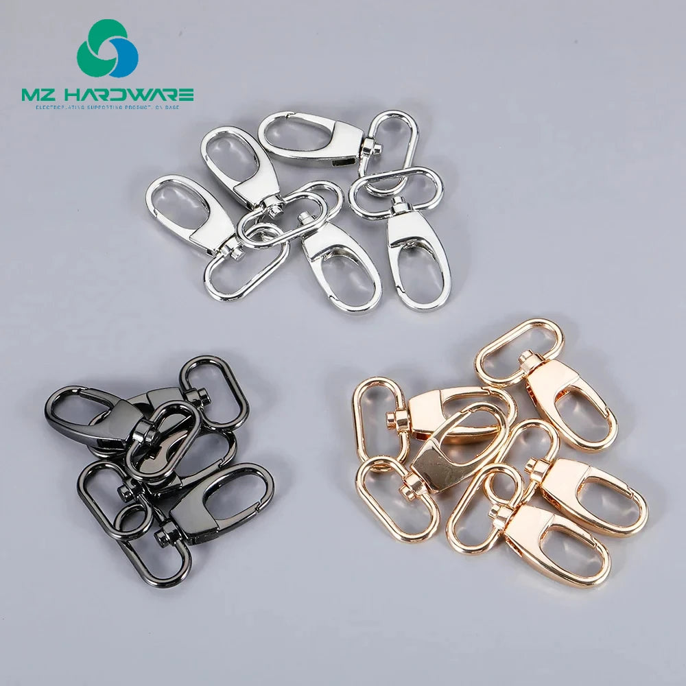 Eco-friendly Rack Plating Metal Alloy Lobster Clasps Swivel Trigger Snap Hook Buckle for Swivel Hooks for Purses
