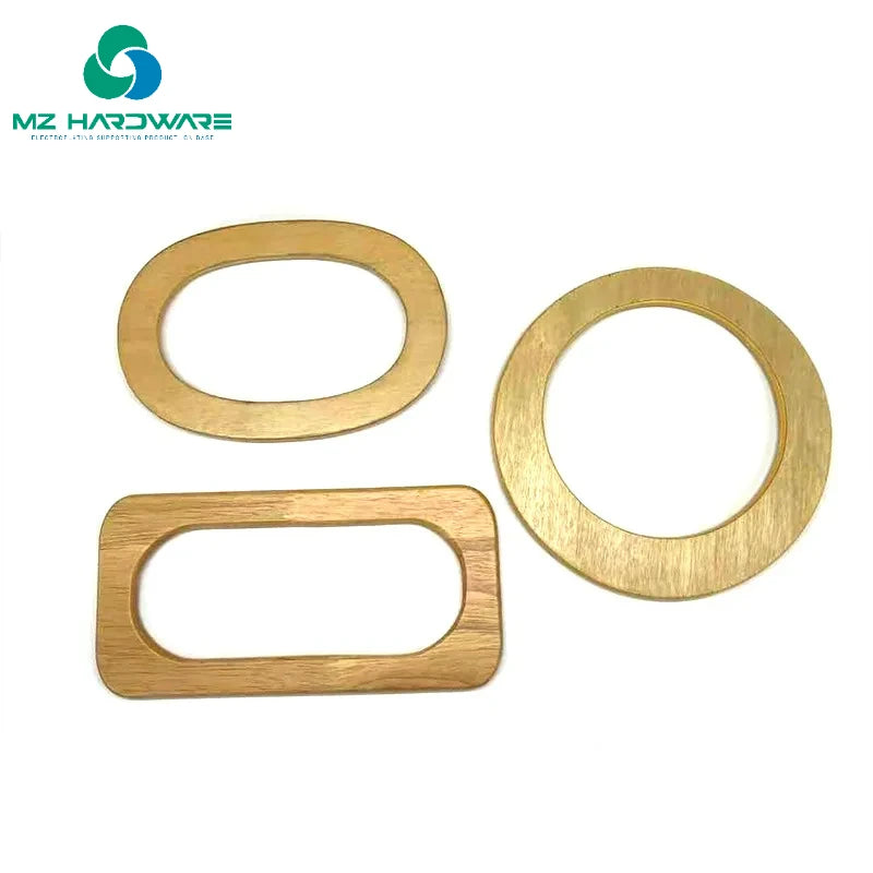 Wooden Handle Color Dinner Party Hand-made Patchwork Bag Wrist Handle DIY Handle for Other Bag Parts & Accessories Purse Frame