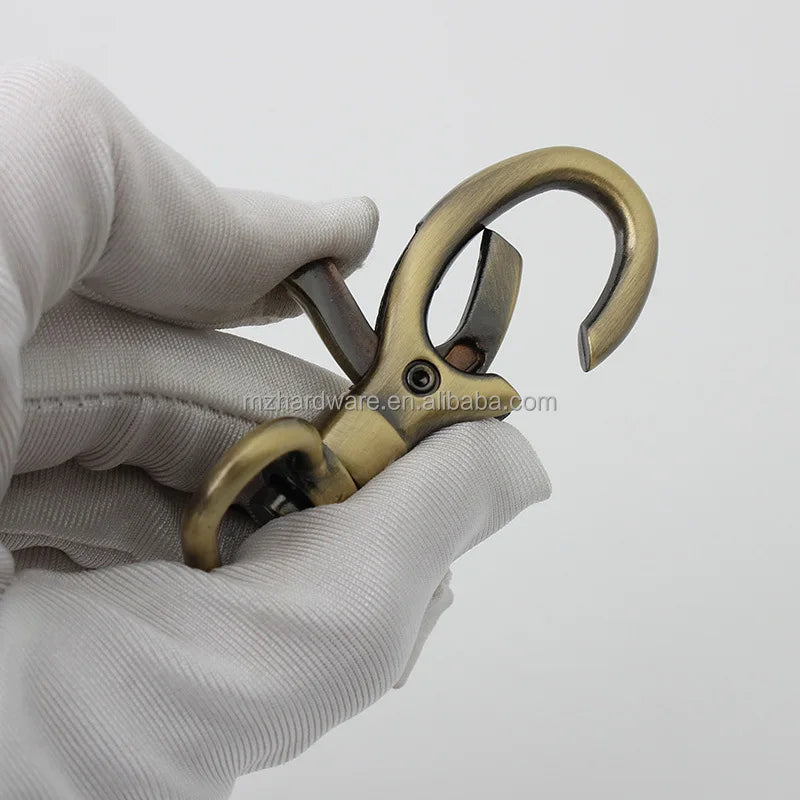 MZ Factory-Direct Adjustable Zinc Alloy Metal Dog Hook Swivel Snap High Quality Handbag Accessories Hardware for Bags