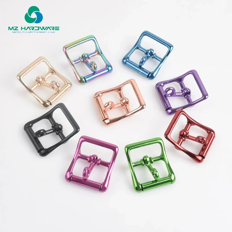 Customized Wide Metal Big Double Roller Con Bar Single Roller Hardware Belt Buckle Clasp Adjustable Pin Buckle for Bag