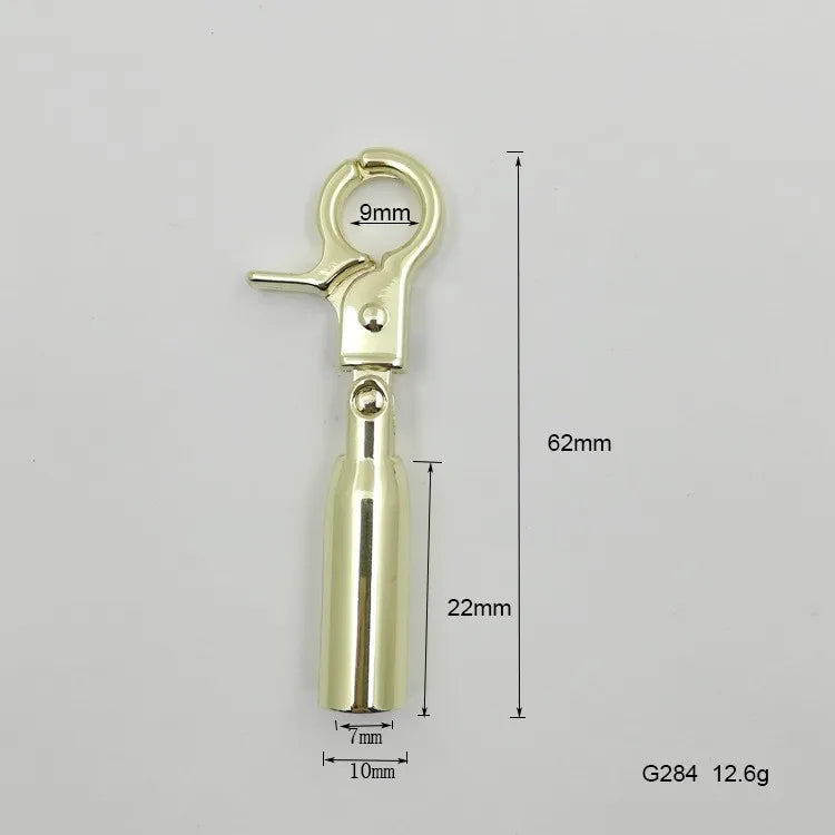 MZHardware Widely Used Metal Tassel Cap Snap Hooks for Handbag Rope Cord Tassel