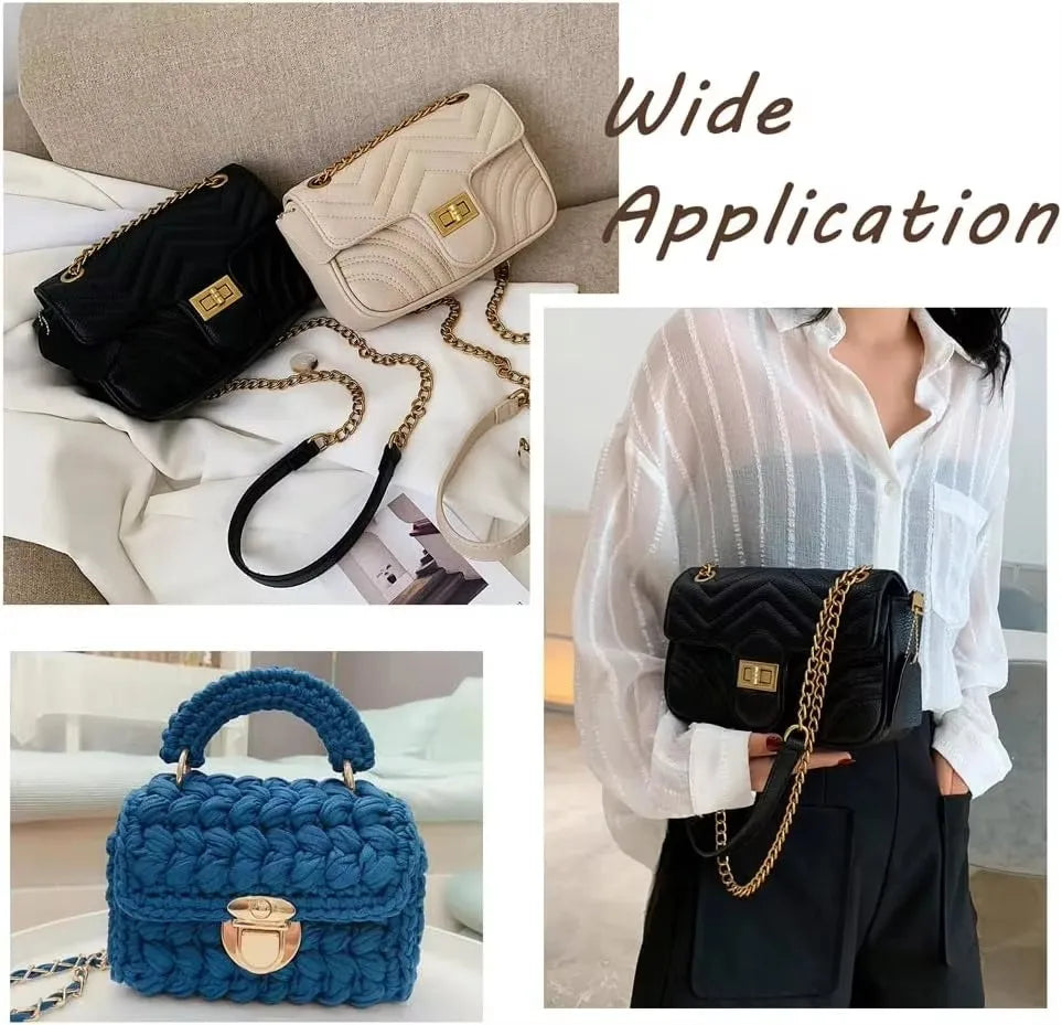 MZhardware Fashion Various Shapes of Handbag Buckles Decorative Handbag Interlock Diy Handmade Metal Twist Locks for Handbags