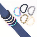 D Ring Buckle Iron Metal Accessories for Bag Making 4.0 Wire Diameter Sustainable and Fashionable Hardware 100 Pieces Per Pack