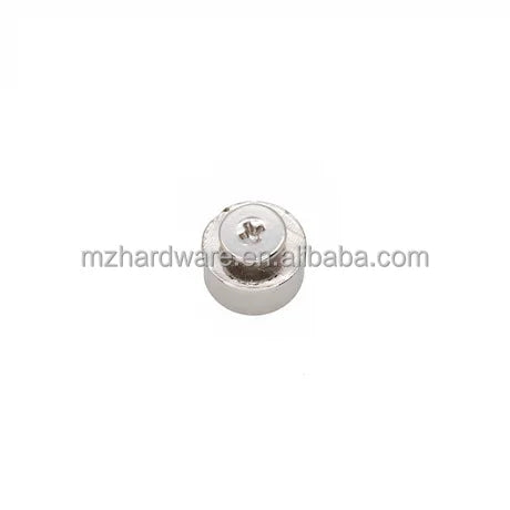 Cloxy Luxury Leather Handbag Accessories Rounded Metal Feet Studs with Bottom Screw Back Bag Button Studs for Purse Making
