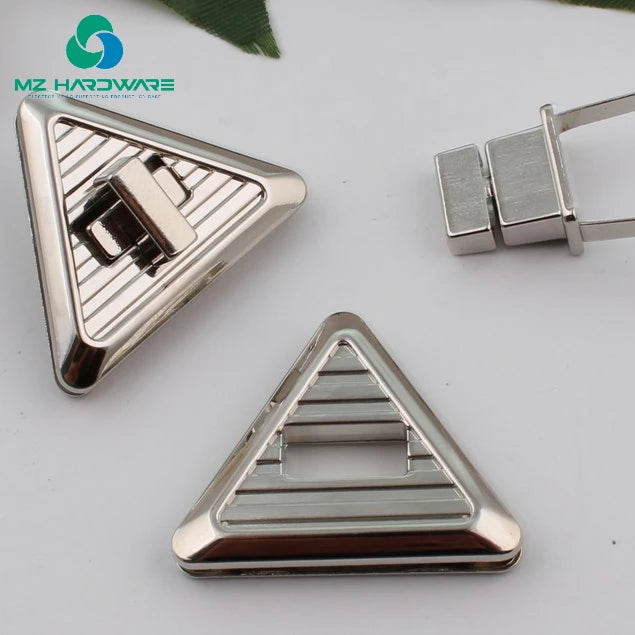 MZ Special Bag Parts & Accessories Metal Turn Lock Press Lock Purse Clasp Clutch & Clutch Lock for Bags & Purses