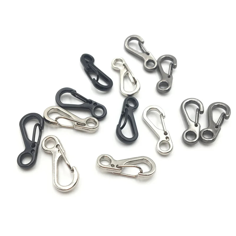 China Wholesale Hardware Accessories Spring Snap Hook Carabiner Link Buckle Stainless Steel Custom Carabiners
