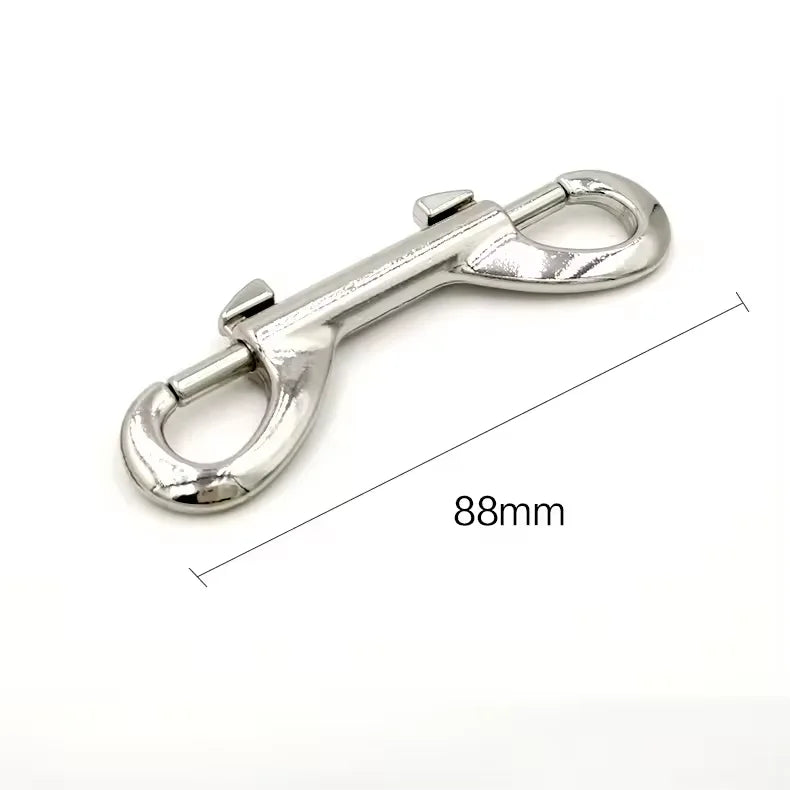 High Quality Zinc Alloy Steel Double Eye Snaps Double-Ended Portable Bag Hanger Pet Bag Accessory Hardware for Decorations