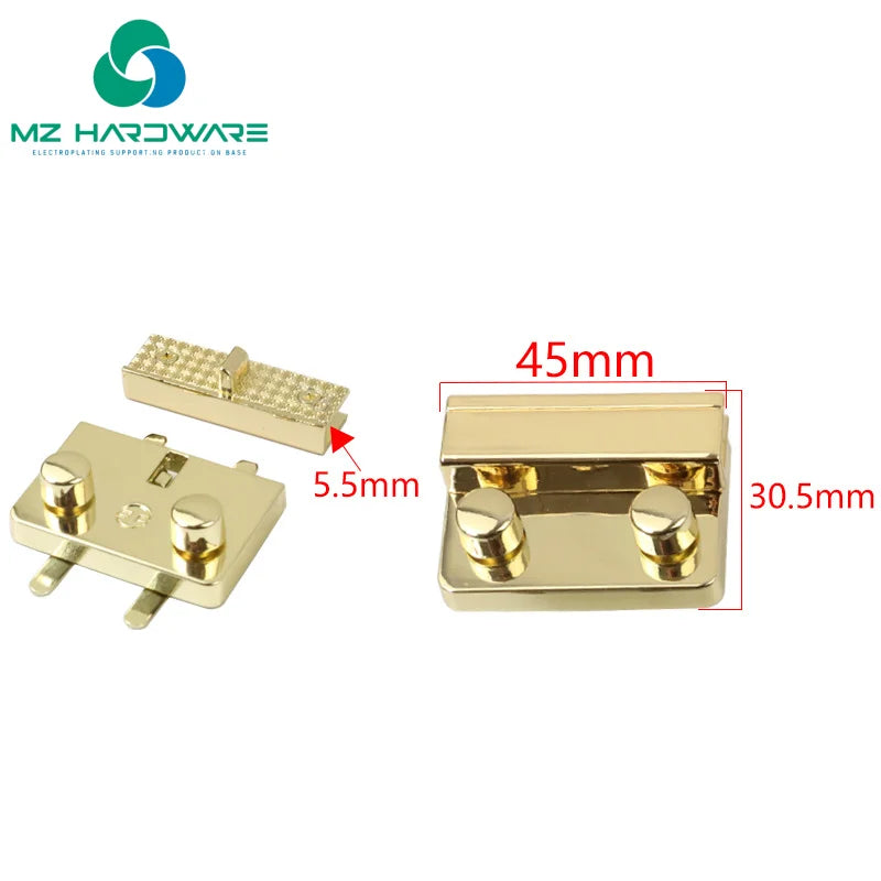 DIY Cerraduras Para Monederos Cierres Para Bolsos Metal Broches Con Cierre Giratorio Cierre Con Hebilla Para Maletas Carteras