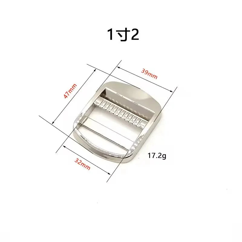 MZhardware Good Quality Belt Bag Webbing Metal Slide Adjustable Buckle Slide Adjustable Metal Buckle for Belt