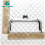 MZ Customization Iron Rectangle Glue Purse Pouch Bag Clutch Frame Kiss Clasp Lock for Purse Bag Making Replacement Purse Frame
