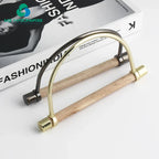 MZhardware High-Grade Women Wallet D-Shaped Replacement Metal Handbag Handles Other Bag Parts & Accessories