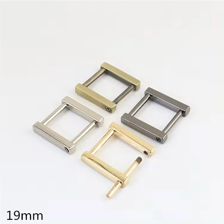 Handbag and Luggage Hardware Accessories Belt Buckles Metal Square Ring Buckle for Handbags