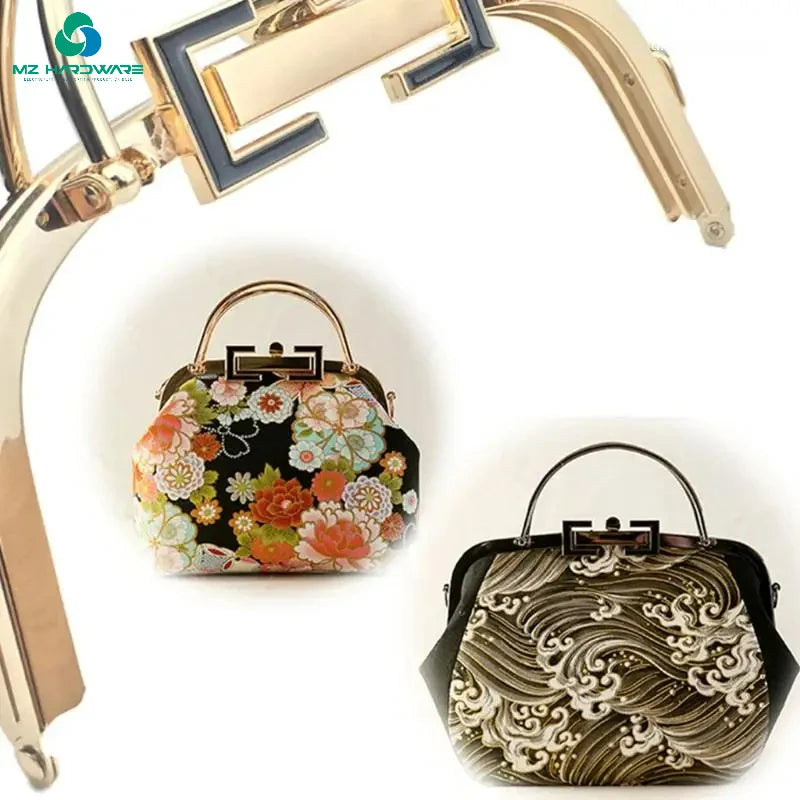 MZhardware Metal Purse Frame Kiss Locks Clasp for DIY Coin Bag Handles Sewing Crafts Hot Tool for Bag Luggage Making Materials