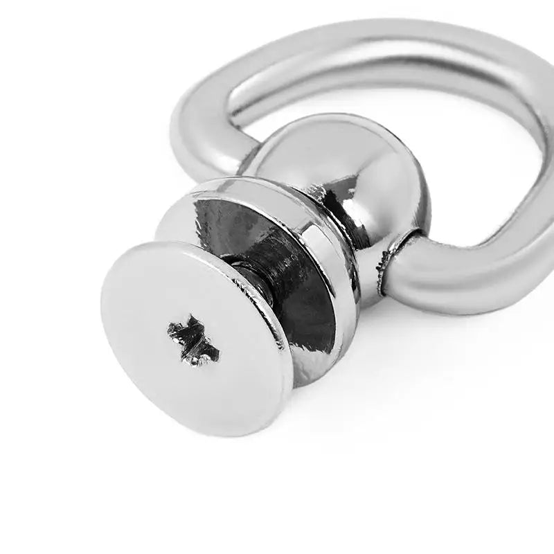 High Quality Chicago Screws Stainless Metal Screw With O Ring 8mm Bag Accessories Screw Studs Button