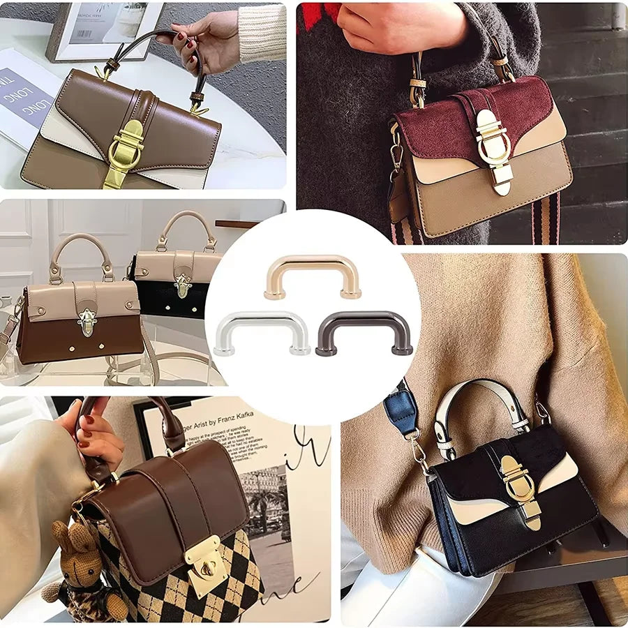 New Design Bag Parts Accessories Hardware Accessories Bag Screw Arch Handbag Strap Bridge D-Ring Buckle