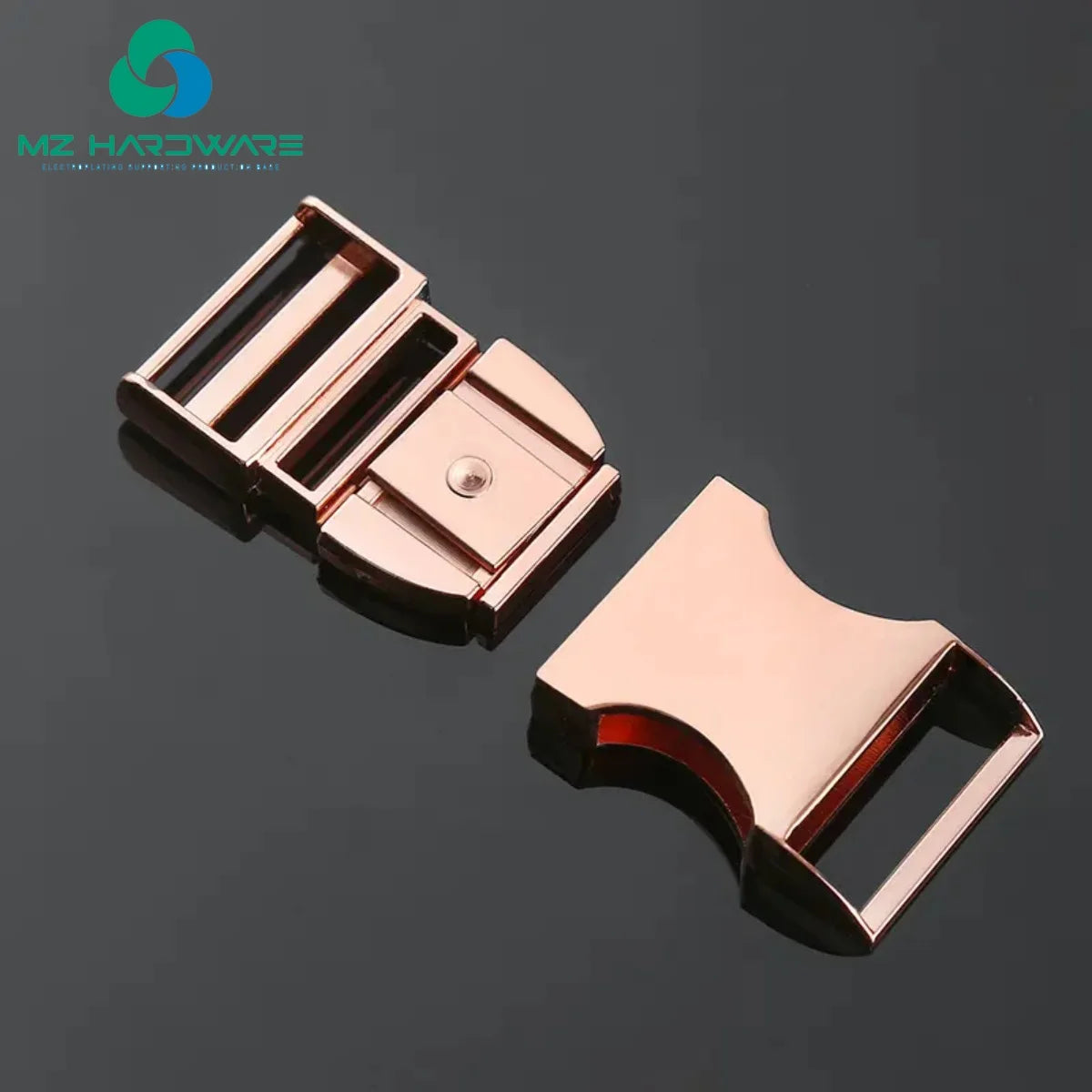 Adjustable Buckle Side Quick Release Metal Buckle Side Release Buckle and Tri-Glidefor Dog Collar Hardware