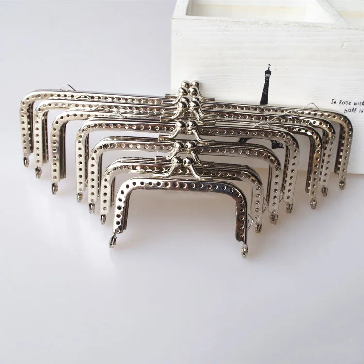 MZhardware Square Shape Purse Frame Metal Frame for Purse DIY Bag Accessories 6.5CM 8.5CM 10.5CM 12.5CM 15CM 18CM 20CM