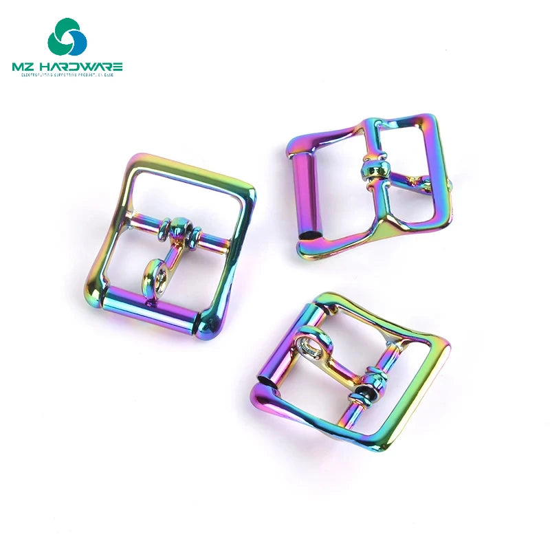 Customized Wide Metal Big Double Roller Con Bar Single Roller Hardware Belt Buckle Clasp Adjustable Pin Buckle for Bag
