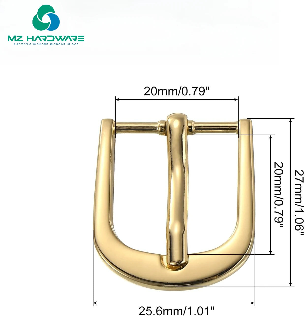 MZhardware Custom Nolvo World 6 Color 30*19 mm Metal Pin Buckle Women Pin Belt Buckle for Lady Belt Cute Bag Buckles