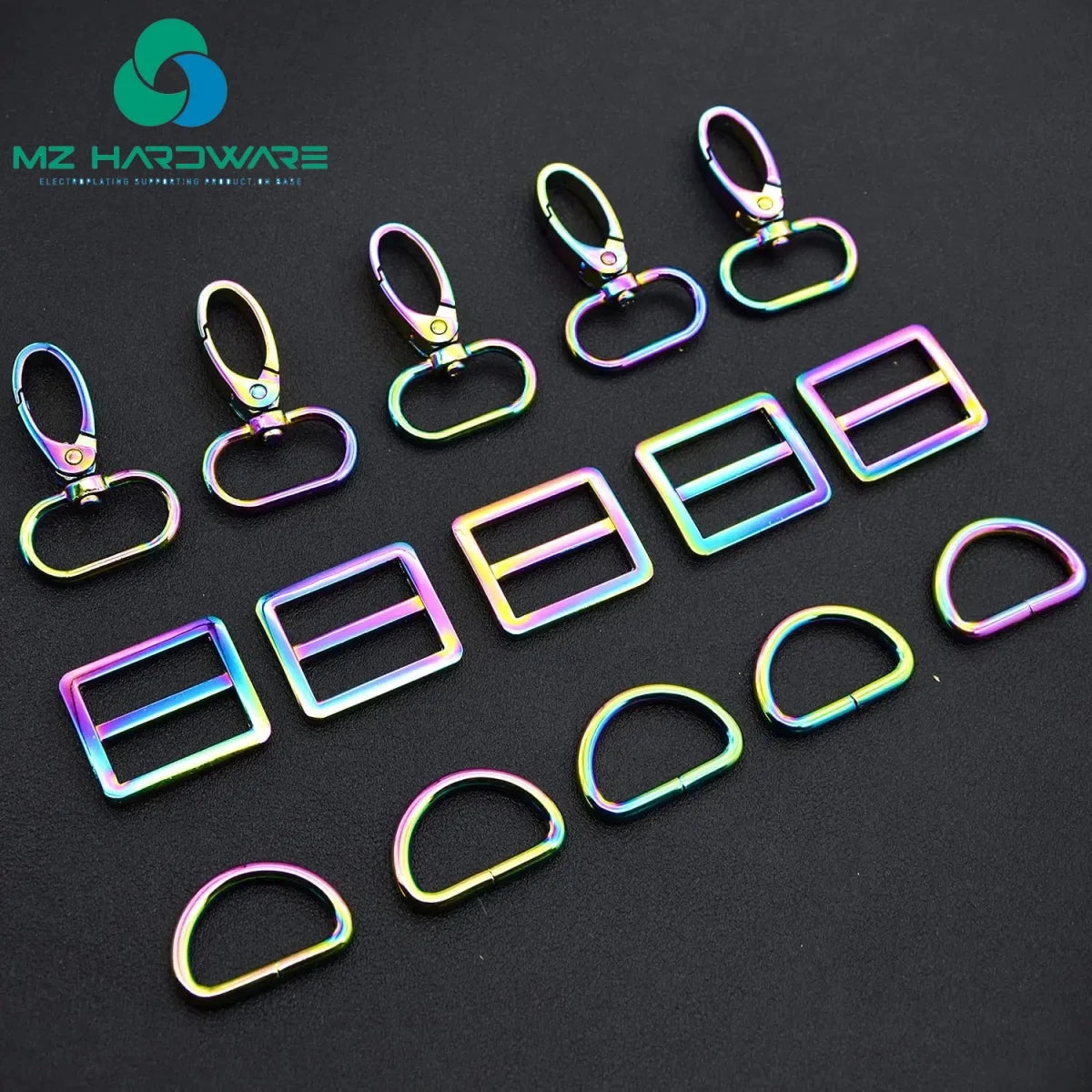 Adjustable Reflective Nylon Dog Collar Custom Logo CE Certified Metal Buckle Waterproof Swivel Snap Hooks Bag Hardware Dog Hook