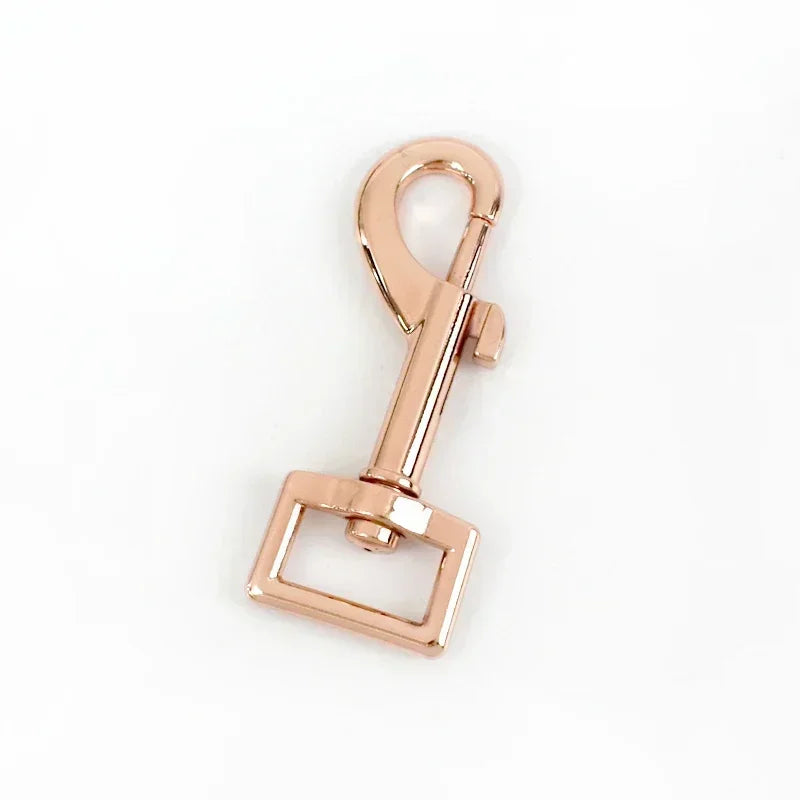 MZhardware Metal Bag Strap Buckle 15/20/25mm Small Carabiner Clips Webbing Belt Trigger Snap Hooks Dog Collar Accessories