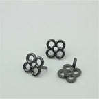 Wholesale Metal Flower Shape Decorated Buckle Accessories Small Flower Shoes Clasp Metal Bag Shoes Accessories