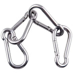 Good Quality Metal  Steel Trigger Snap Hook Professional Metal Carabiner Key Chain for Pet Leash Dog Strong Bag Accessory