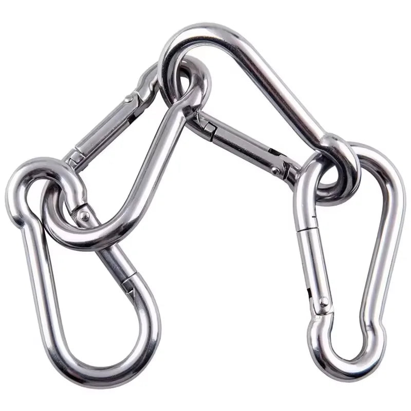 Good Quality Metal  Steel Trigger Snap Hook Professional Metal Carabiner Key Chain for Pet Leash Dog Strong Bag Accessory