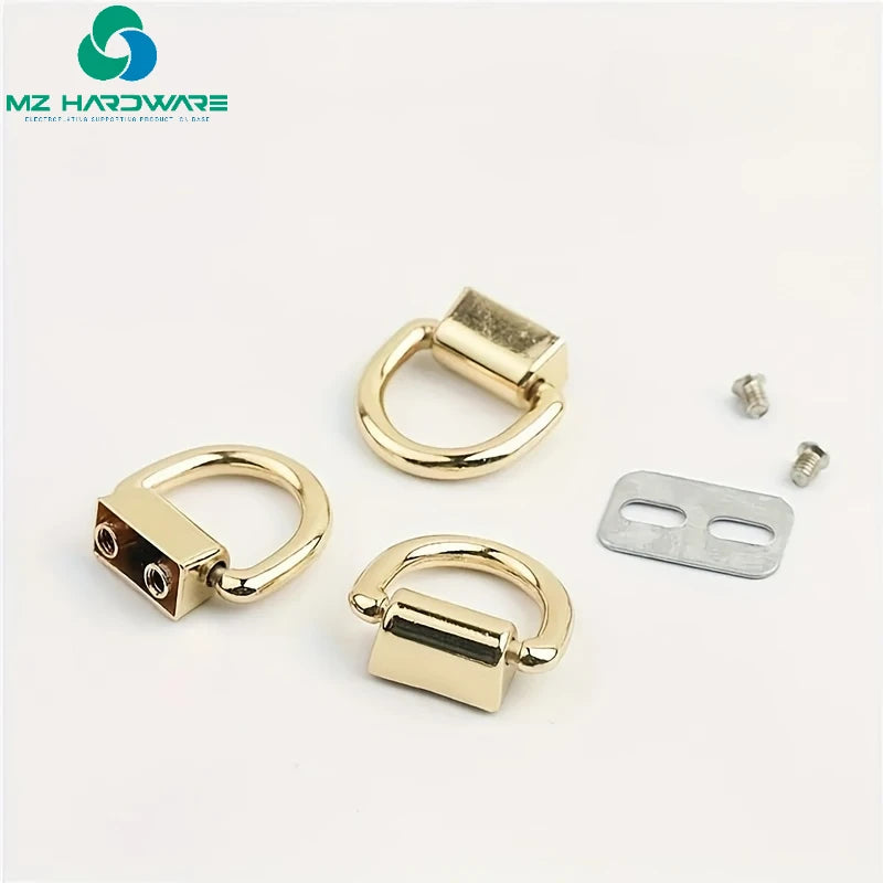 MZhardware Special Bag Parts & Accessories Zinc Alloy D-Ring Lobster Clasp Buckles for Wallet Chain DIY Wallet Making Hardware