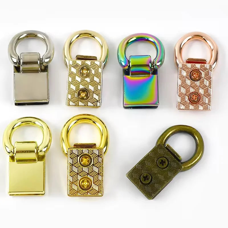 China Wholesale Handbag Hardware Connector Buckles for Bags d Ring Screw d Ring Side Clip Buckles d Ring Belt Buckles