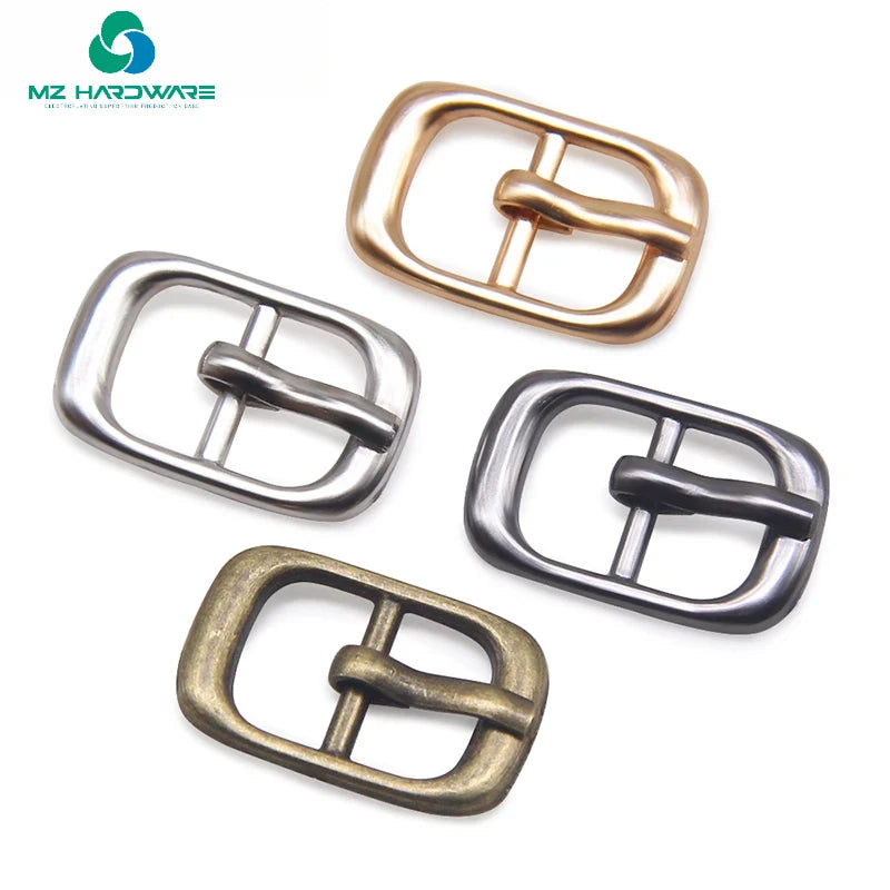 MZhardware Small Square Round Alloy Metal Shoes Bags Belt Buckles DIY Accessory Sewing Metal Shoe Buckle for Shoe Watch Belt