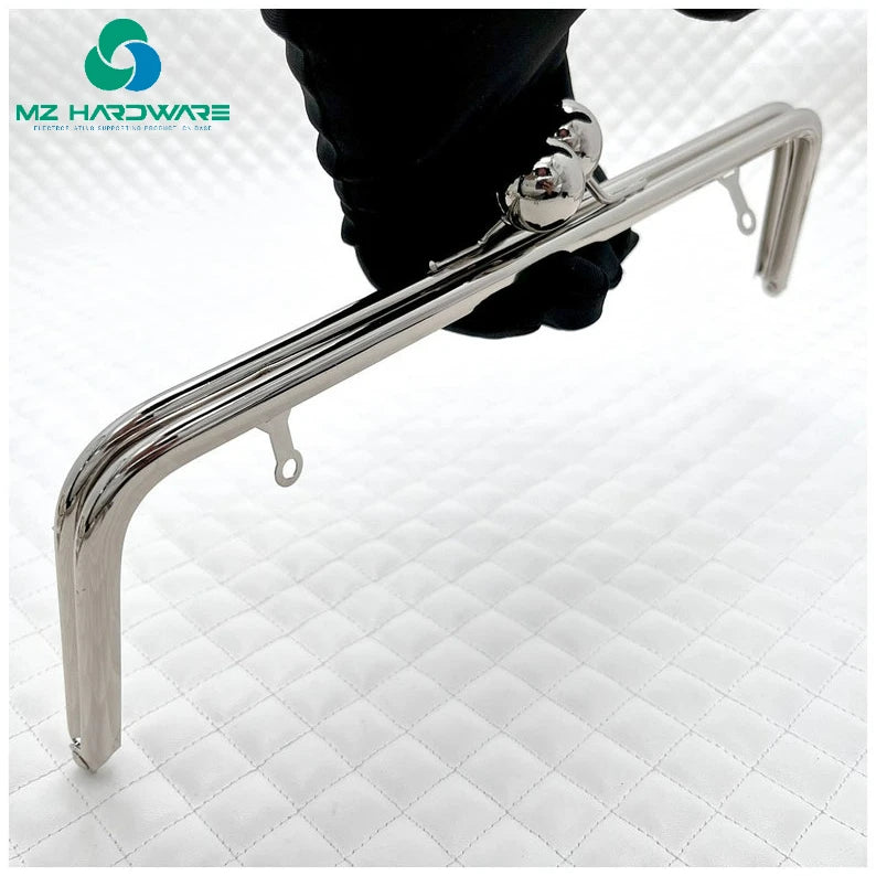 MZhardware High Quality Metal Purse Frame Big Ball Clasp for Bag & Luggage Making Supplies for Other Materials