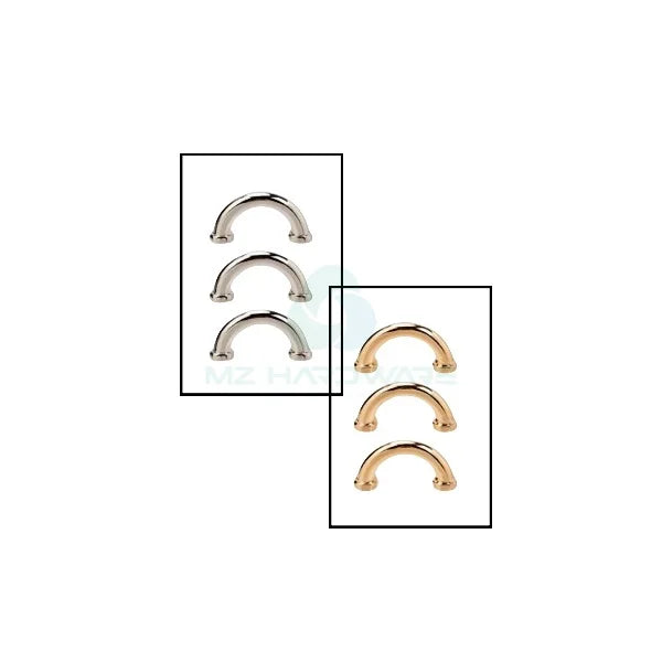 MZhardware Alloy D-Ring Bag Anchor U Rings Buckles for Arch Bridge Screws Strap Hanger Handmade Leather Bag DIY Bag Accessories