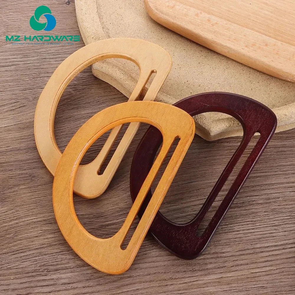 15cm D Shape Wooden Handles Brown Black Natural DIY Replacement Handbag Tote Handles Purse Bags Straps DIY Bag Handle Accessory
