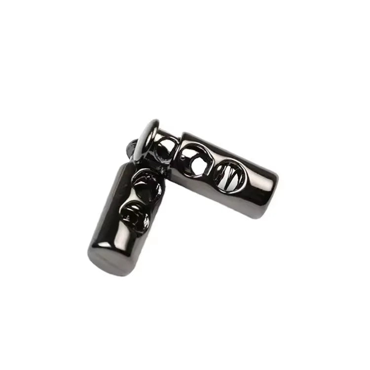 Good Quality Adjustable String Stopper 2 Hole Cord Stopper Metal Cord Lock Female Bag Handle With Hardware Buckle