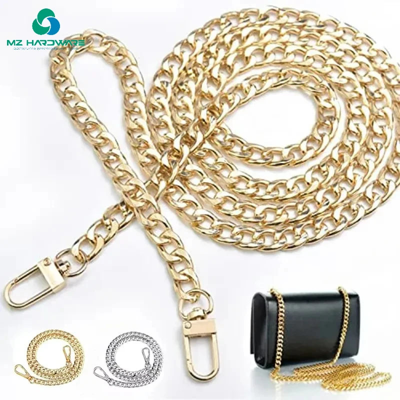 MZhardware High Quality Metal Handbag Chains for Bags Accessories Purse Shoulder Handbag Strap Metal Bag Chain
