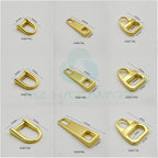 Anti-oxidation Metal Zipper Zipper Head/D Buckle/trapezoidal Pull Tab Zipper Head Accessories Handmade Luggage Bags Leather Sofa